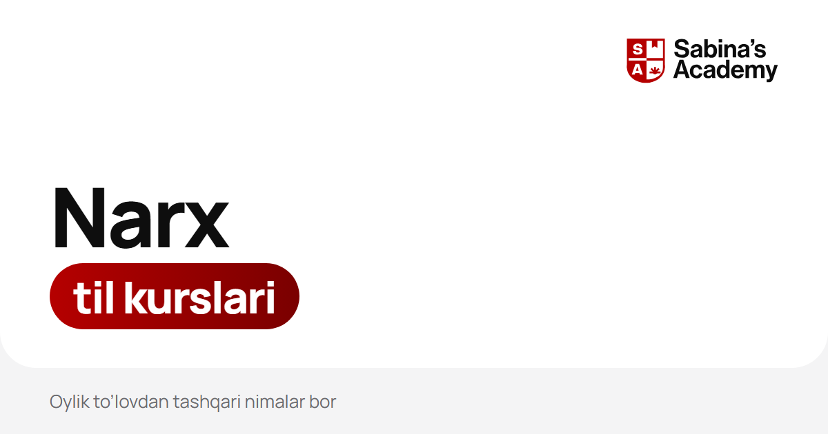 Chirchiqda til kurslari qancha turadi va narx nimadan tashkil topadi